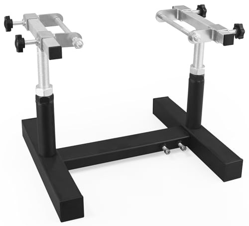 YHMOTO Heavy Duty Adjustable Motorcycle Engine Stand for Car/Engine