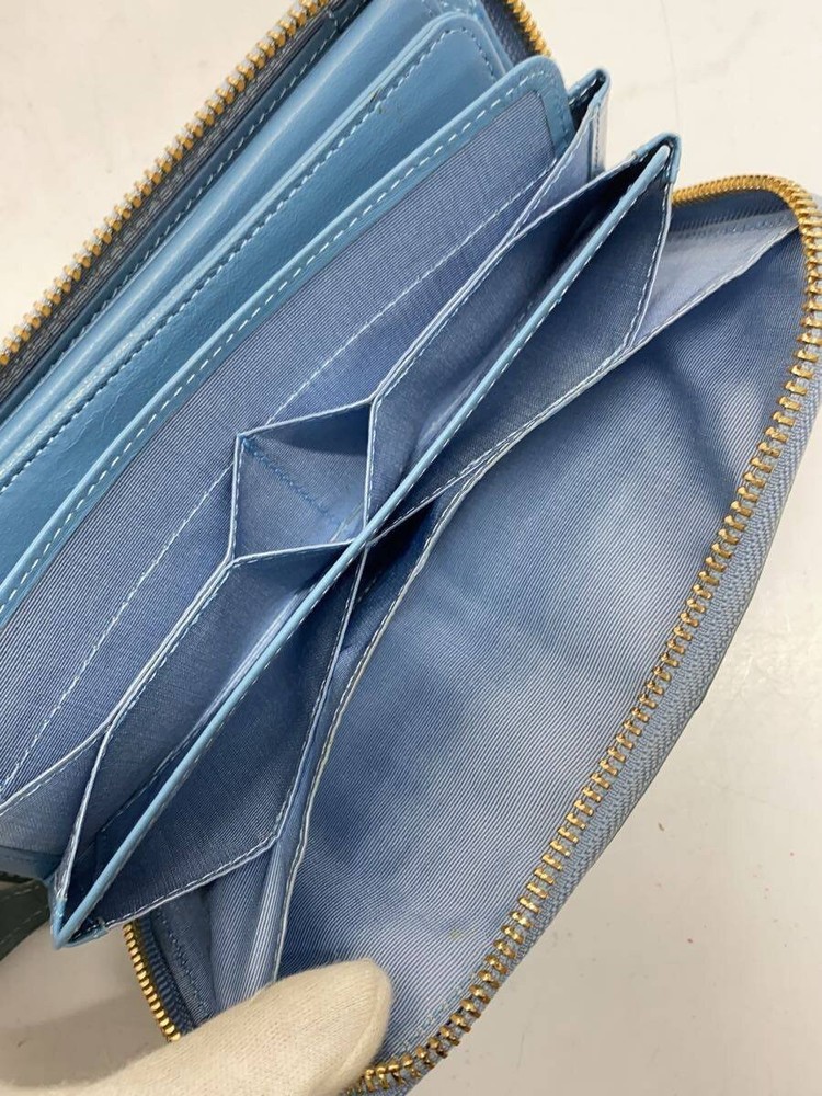 Other Brand Long Wallet GRN Plain Women's