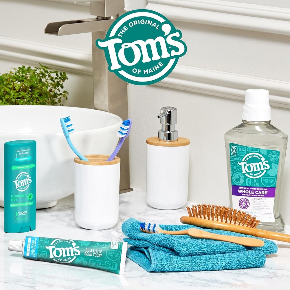 Fluoride-Free Rapid Relief Sensitive Toothpaste, Fresh Mint, 4 Oz. 3-Pack