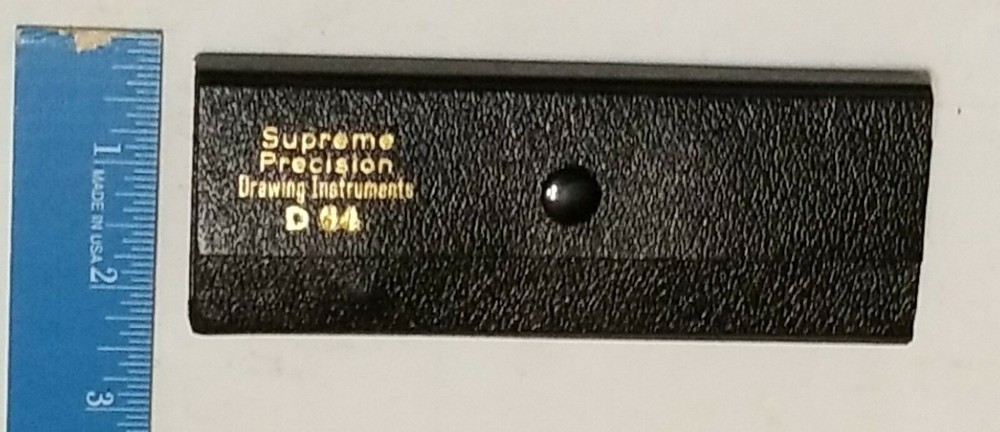 NOS Vintage Precision Supreme Drawing Instruments D64 Drafting Navigation Set