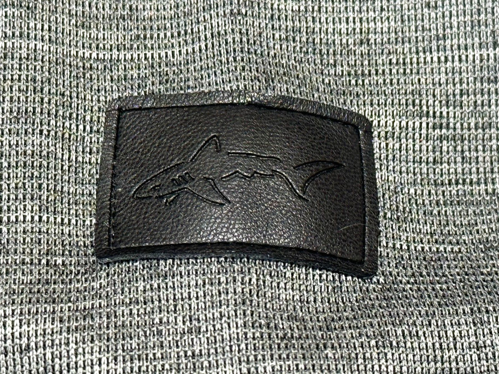 GREG NORMAN Quarter Zip Pullover Mens Medium Gray Performance Golf Shirt VG