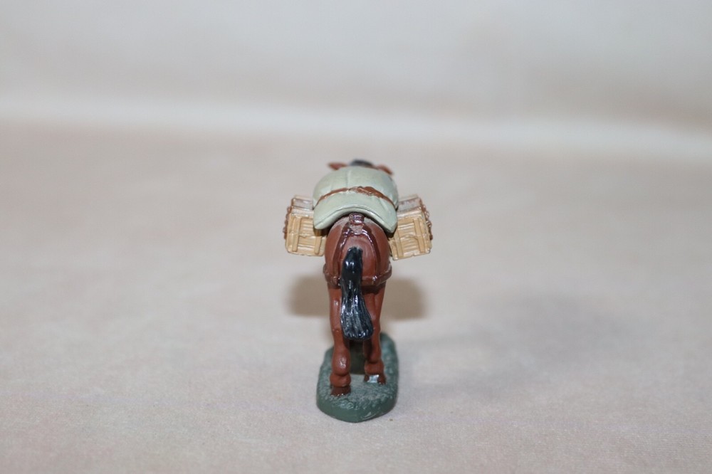 Lead Military Pack Horse Figure ~ Modern