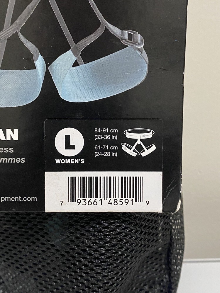 NEW Black Diamond Women’s Technician Harness Size L Blue Note
