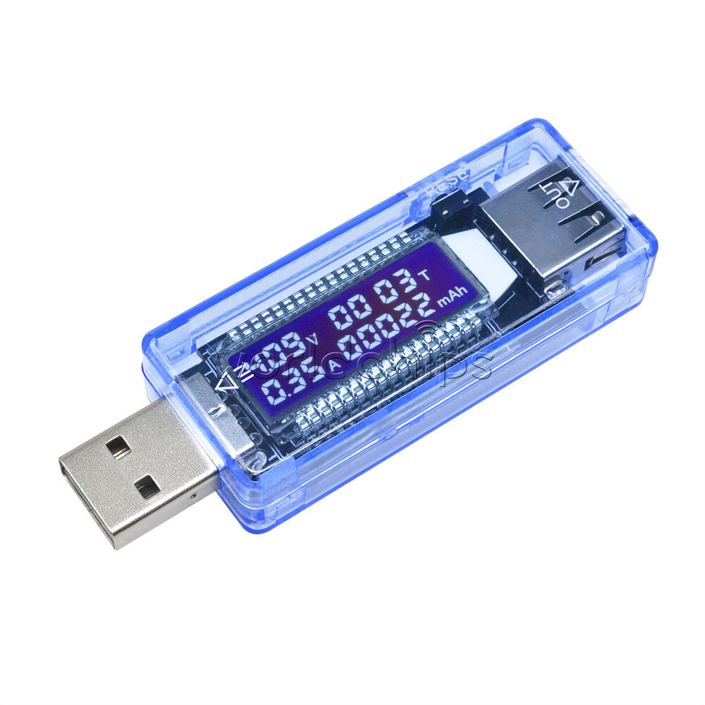 USB Charger Doctor Capacity Tester LCD Display Current Voltage Detector Meter