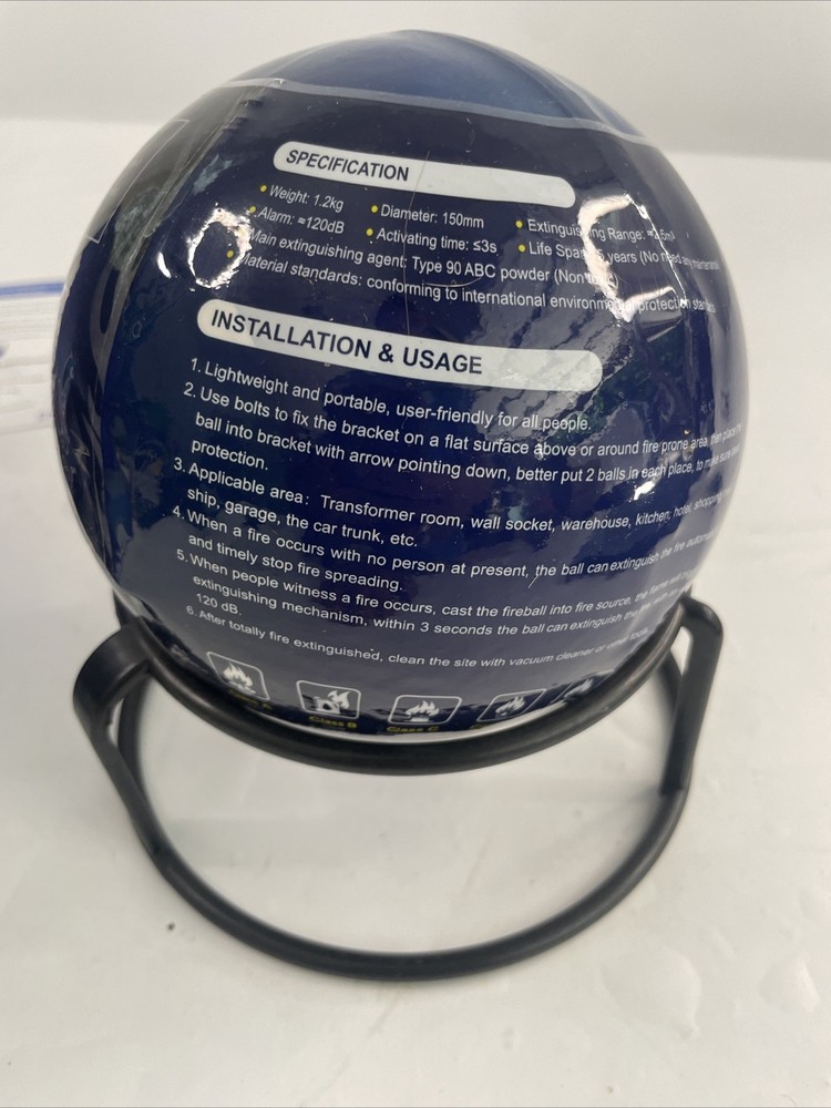 Self Deploying Fire Extinguisher Ball 5 Class Residential/Commercial/ Auto
