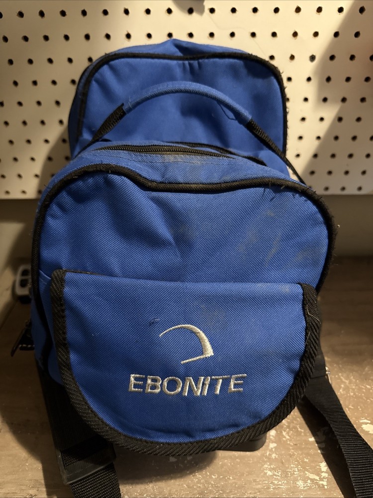 Ebonite One Ball Bowling Bag with Separate Shoe Compartment Blue