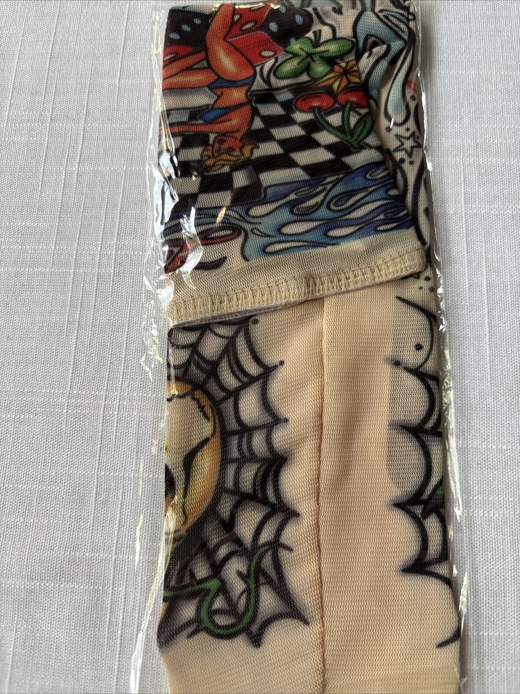 Halloween 5 Pull On Arm Tattoo Sleeves Party Small Medium