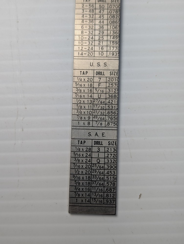 Vtg General Hardware No. 16 Multi Use Rule Gauge Protractor USA W/ Plastic Case