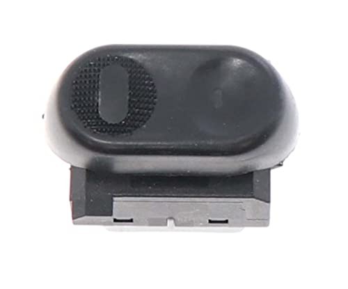 Push Button Window Switch - Black, 1-Way, Flush Mount, MANUAL Operation