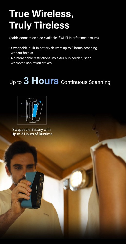 EINSTAR 2: The True Wireless 3D Scanner