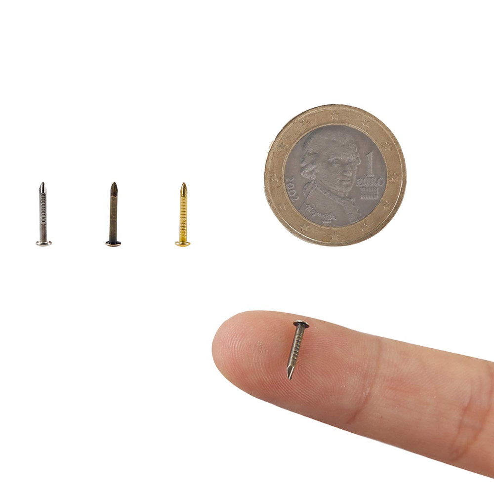 500PCS Small Nail Round Head Tiny Nails String Art Nails Hand-Made Hardware Acce