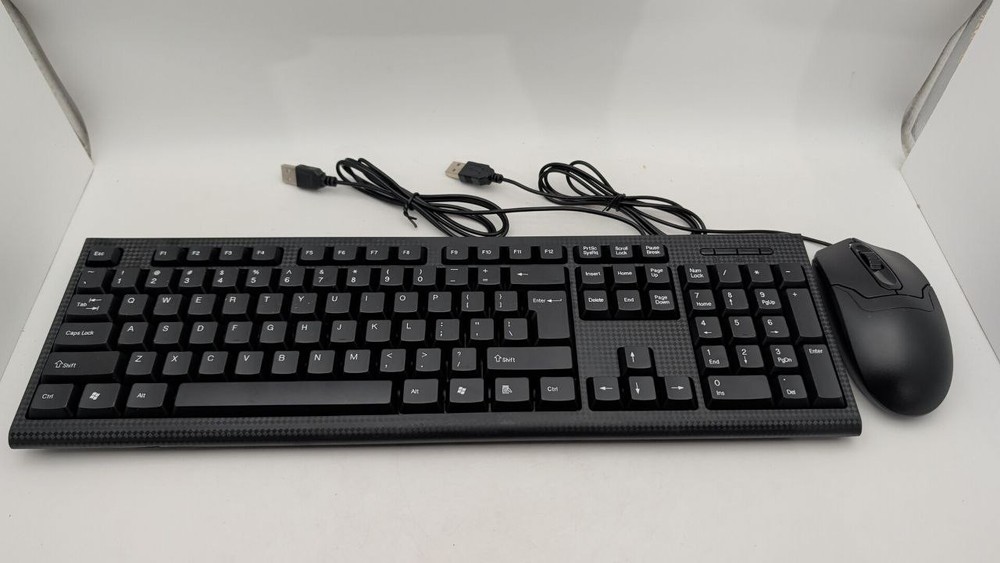 CMK 858 Keyboard Mouse Set 104 Keys USB Combo Home Office Gaming Computer PC