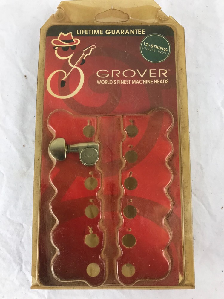 One Grover Guitar Tuners w/ Bushing - Silver