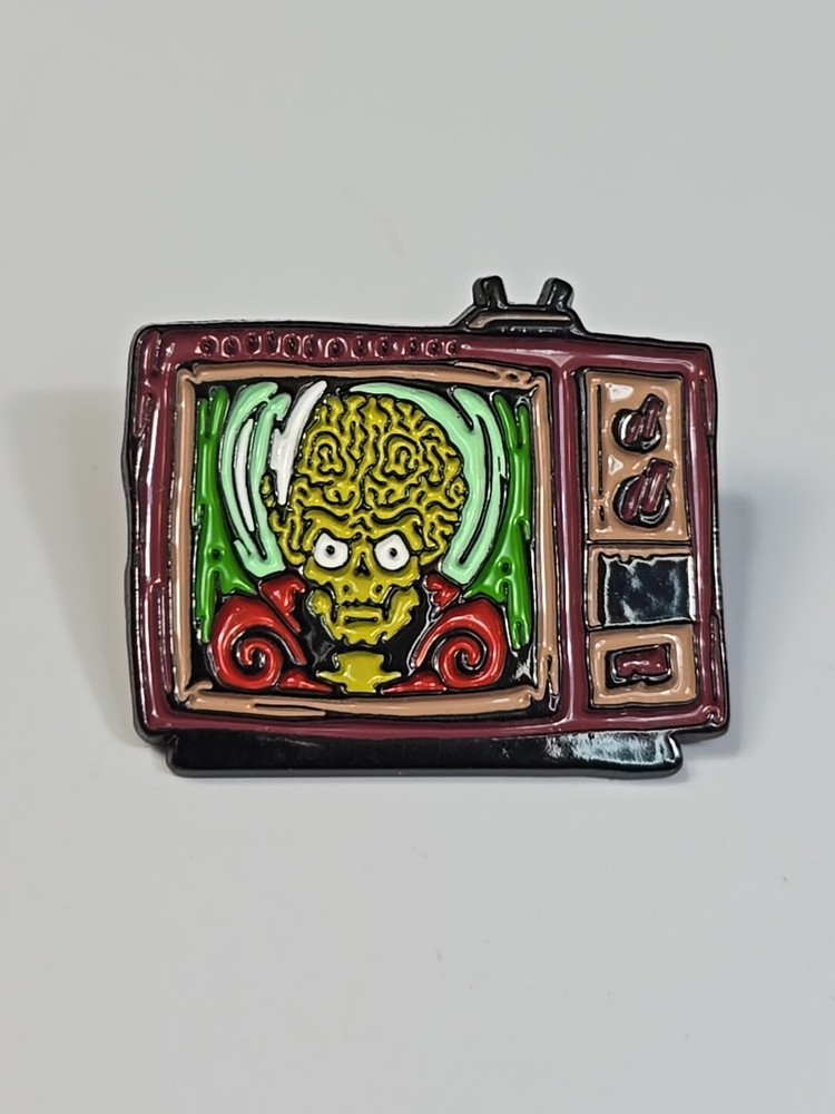 TV Set Lapel Pin Mars Attacks