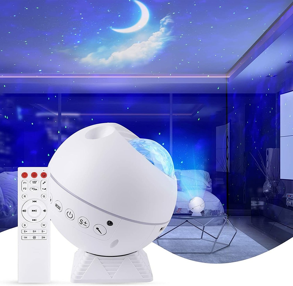 Star Projector, Galaxy Projector, Shayson Light Projector with Ocean Wave Projec
