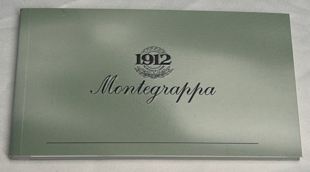 Montegrappa Booklet History from 1912-2000 Pens
