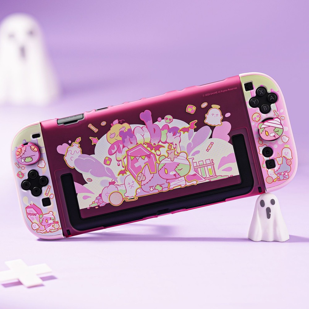 GeekShare Protective Case for Nintendo Switch 2 2025 Joy Con Cover Patchy Buddy