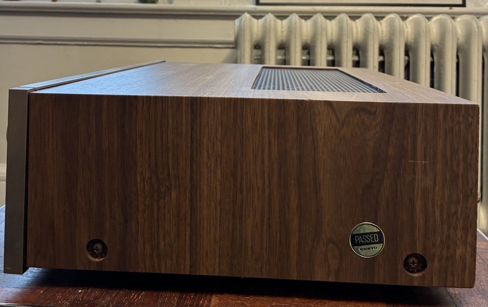 Vintage Onkyo A-7055 Solid State Stereo Pre-Main Amplifier 1970s Working