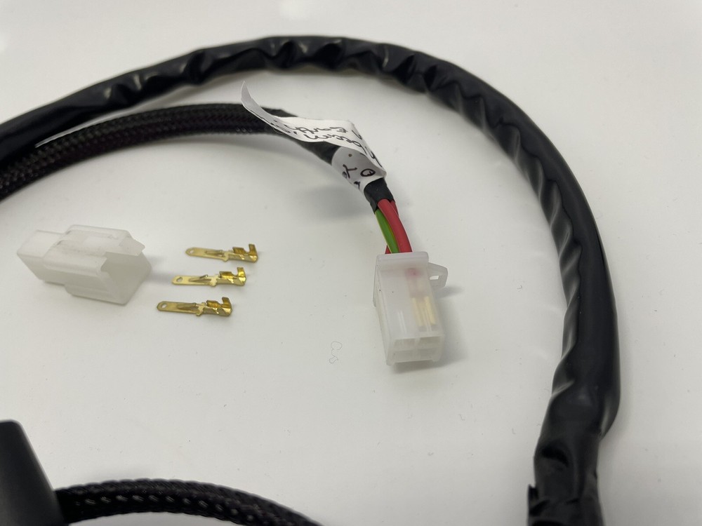 headlight wiring kit high / low beam / off handlebar switch motorcycle universal