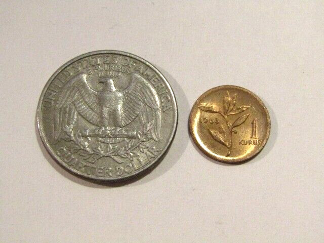Turkey 1963 1 Kurus unc Bronze Coin