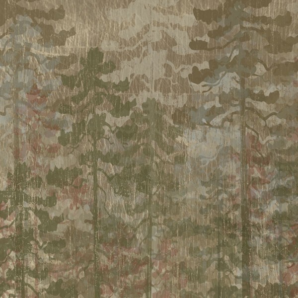 National Park Trees, scrapbook paper - Scrapbook Customs 34603