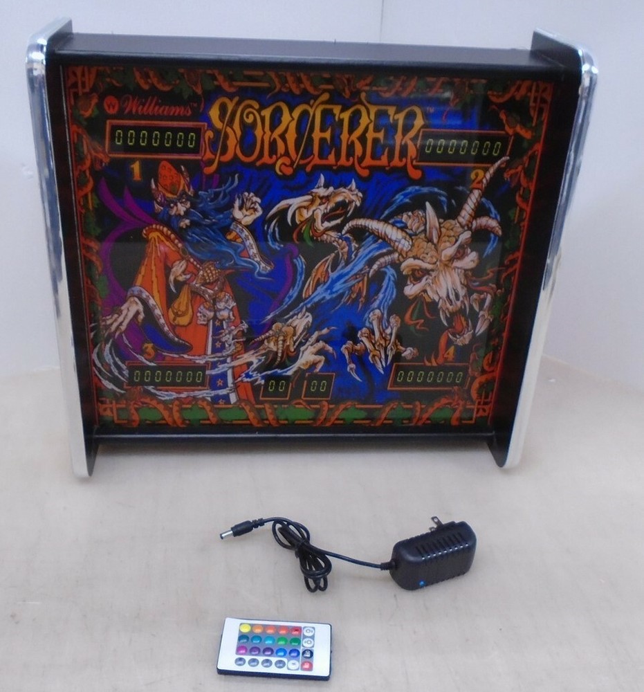 Williams Sorcerer Pinball Head LED Display light box