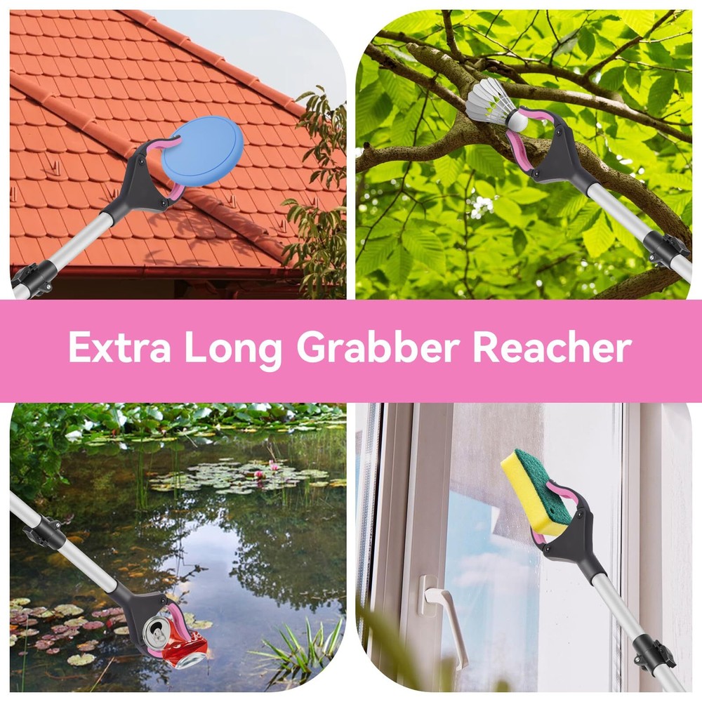 48 Inch Extra Long Grabber Tool Foldable Reaching Tool Grabber Pickup Tool