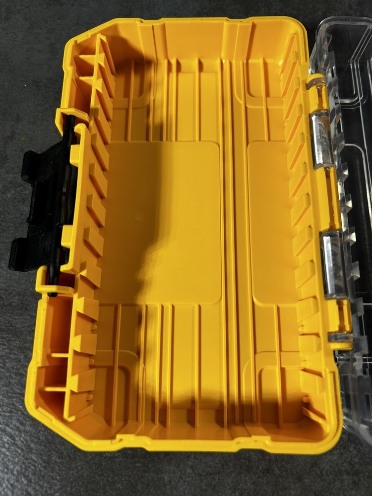 DEWALT TOUGH CASE SM BIT TIP STORAGE ORGANIZER STACKABLE INTERLOCKING EMPTY NEW