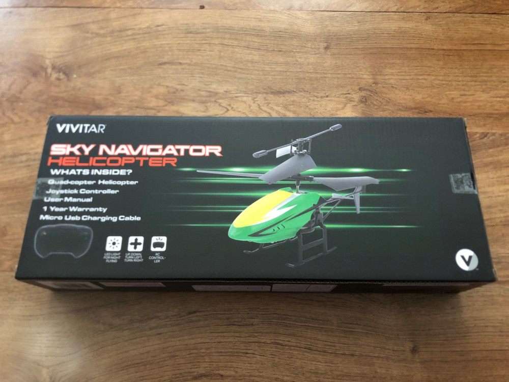 Vivitar Sky Navigator Helicopter Green