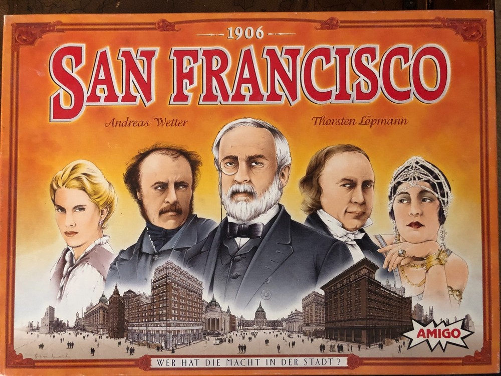 1906 San Francisco Amigo game German edition