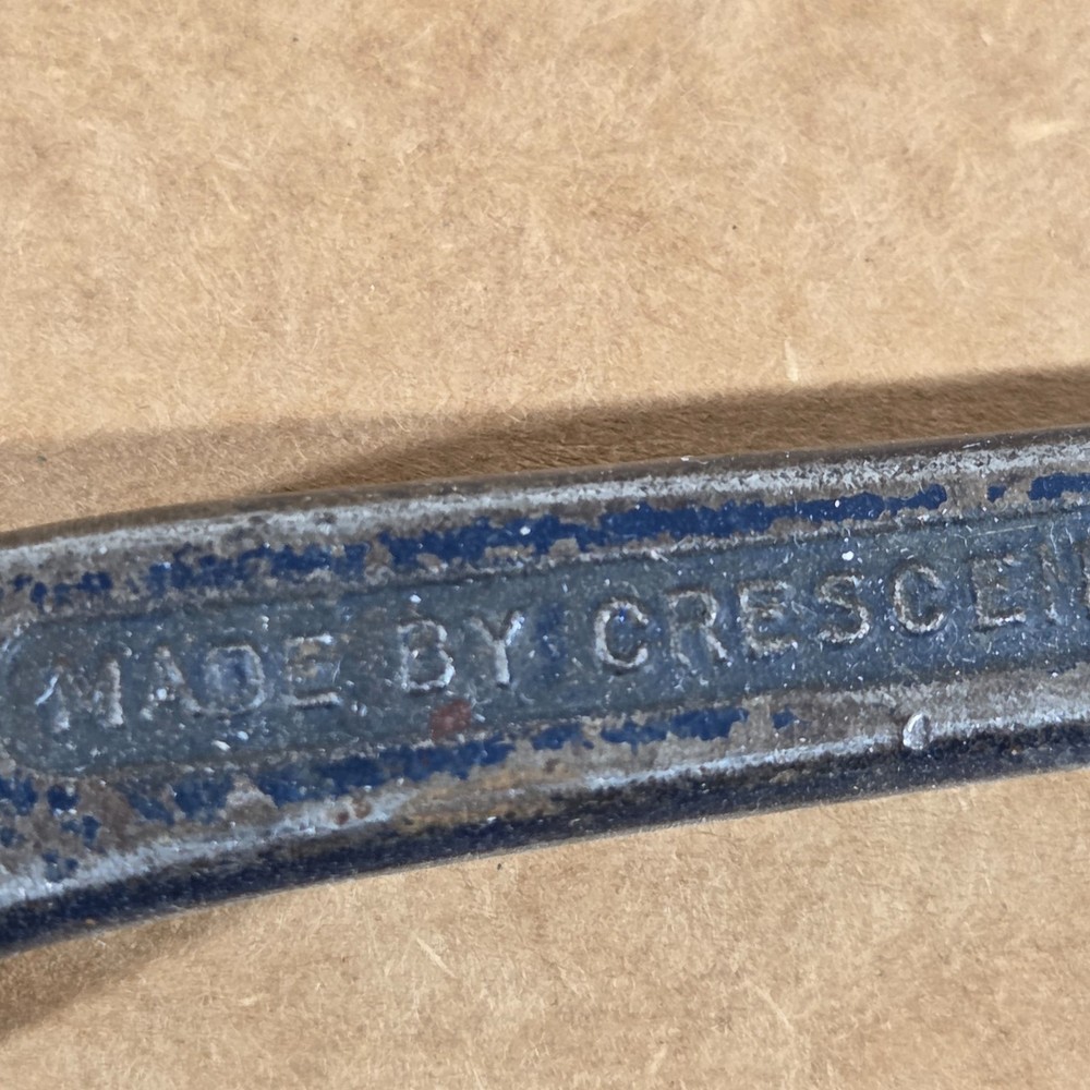 Vintage Crescent Tools Shears Blue Handle S411 USA