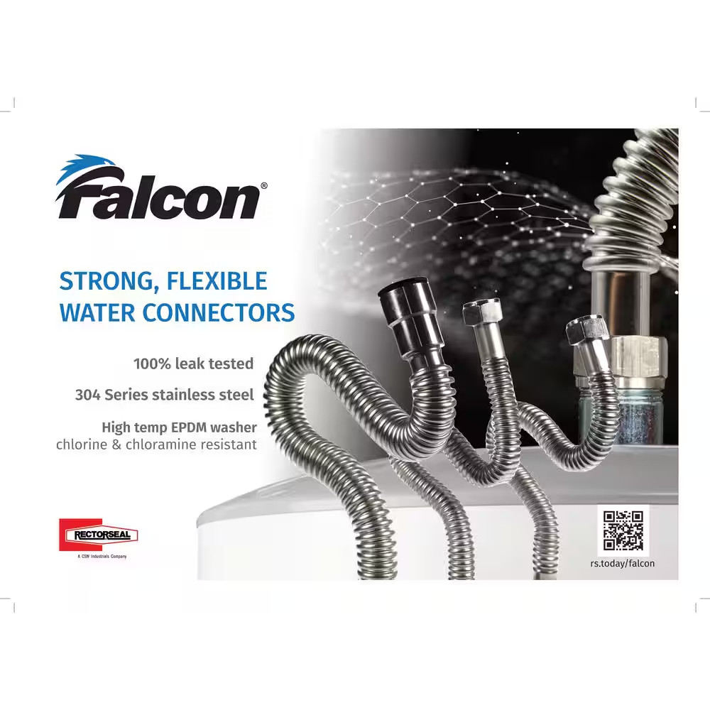 3/4 In. FIP X 3/4 In. FIP X 18 In. Ultra Flex Corrugated 304 Stainless Steel Wat