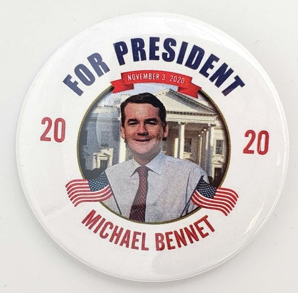 2020 Michael Bennet Democratic Campaign Button