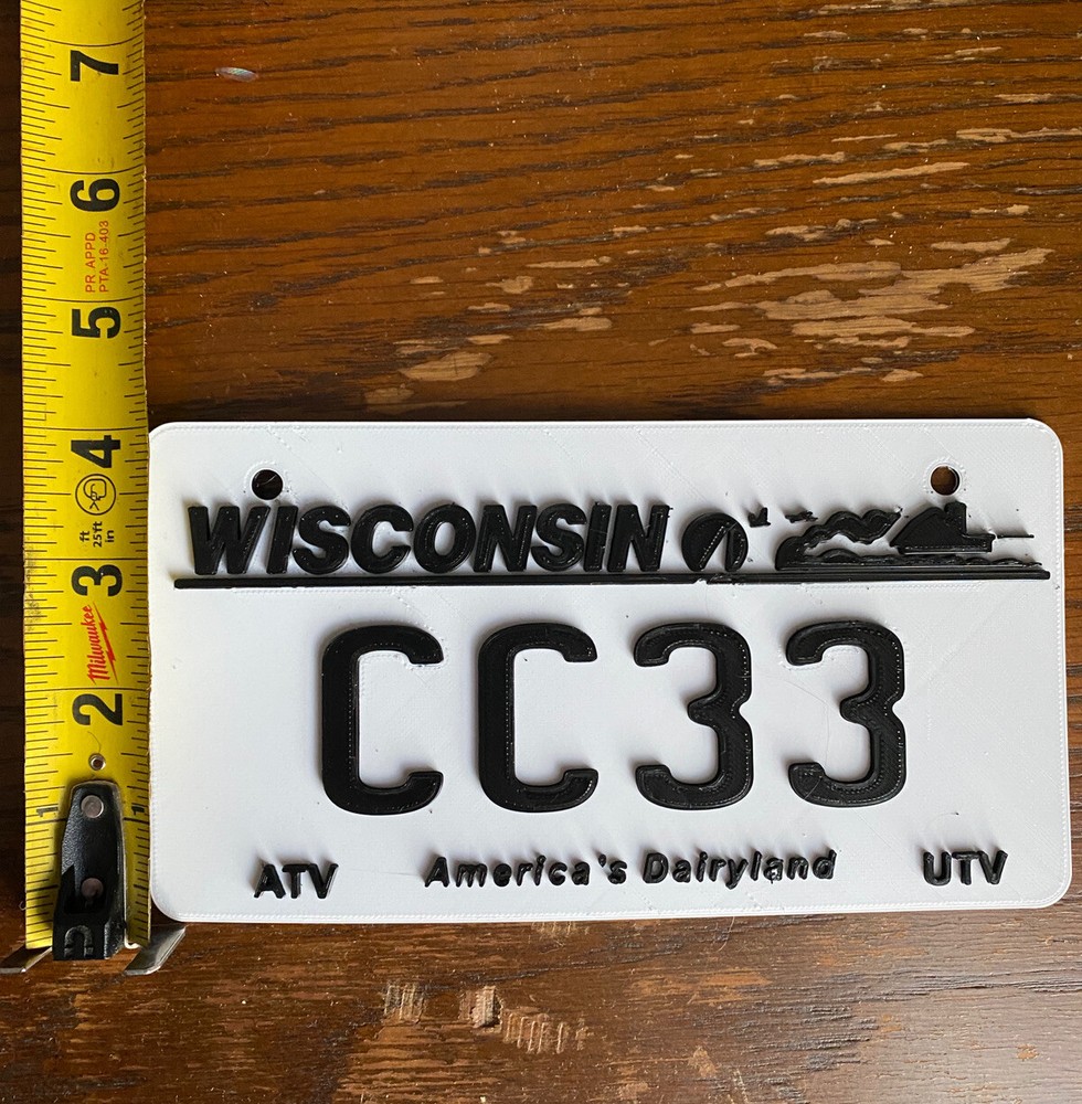 ATV/UTV Custom/Personalized License Plate