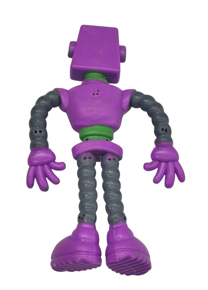 American Wit Purple Bendable Robot 3.5”