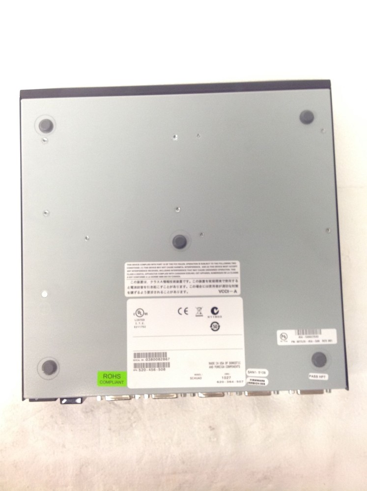 NEW Avocent Cybex SwitchView Model SC4UAD-001 Secure DVI/USB Switch