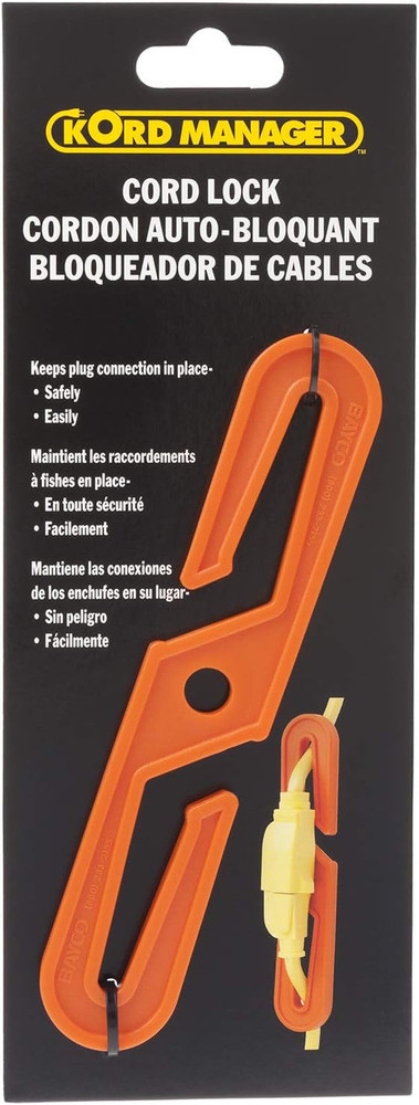 K-205 Cord Lock, Small, Orange