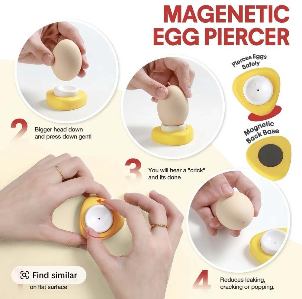 Electric Egg Cooker 6-Egg Capacity