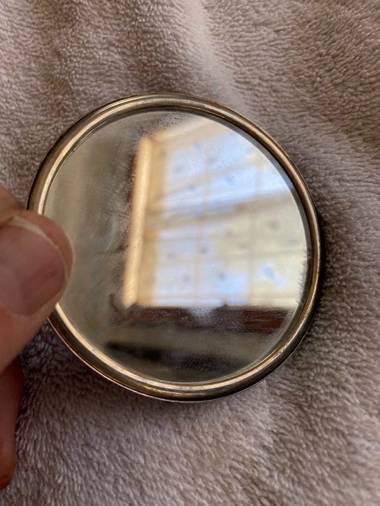 Vintage Rose Tapestry Compact Mirror