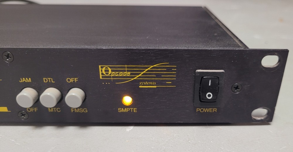 Opcode Studio 3 Rack Mount Interface & Synchronizer Powers On For Parts/Untested