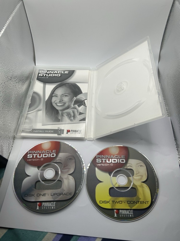 Pinnacle Studio Version 8 Professional Movie Making System Computer Software