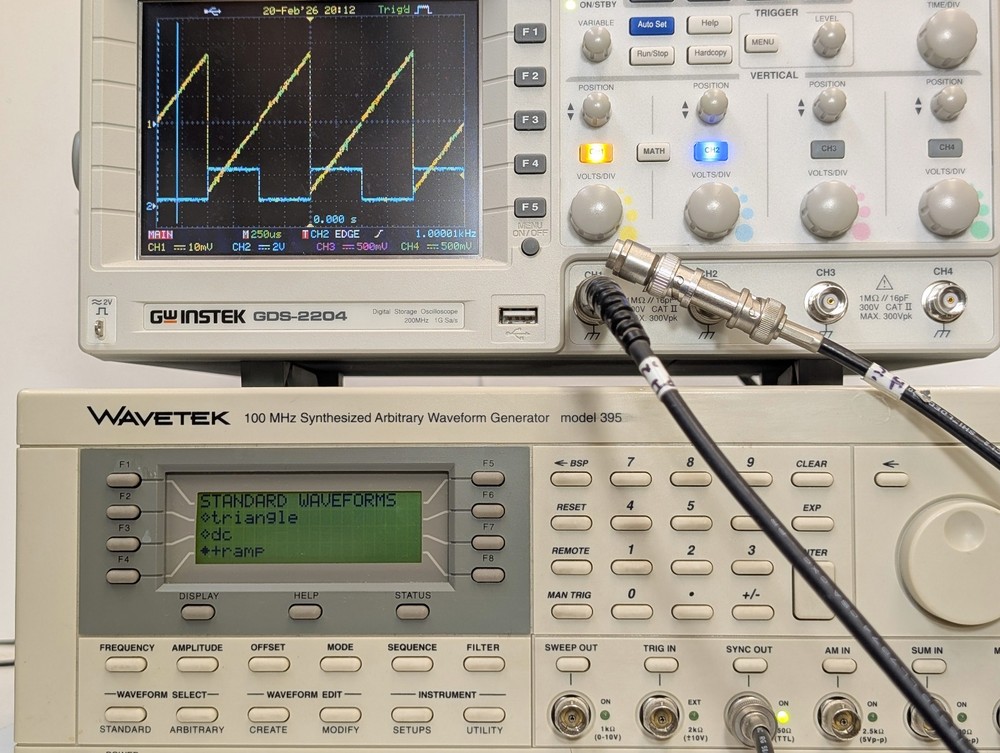 WAVETEK MODEL 395 100 MHz Synthesized Arbitrary Waveform Generator
