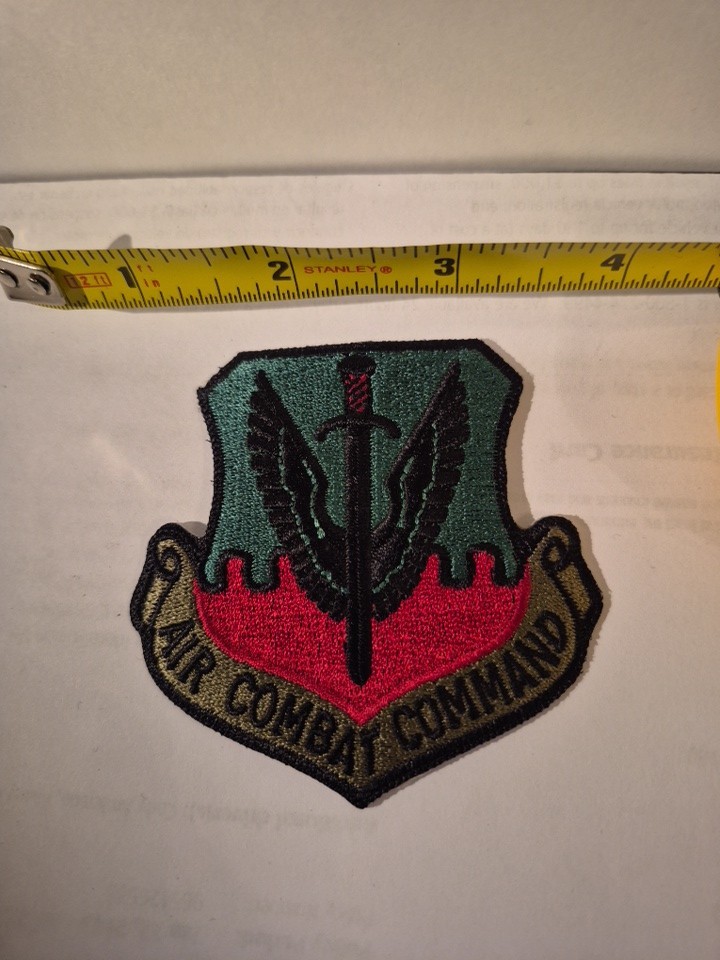 Original US Military Air Force USAF Combat Command Subdued Patch