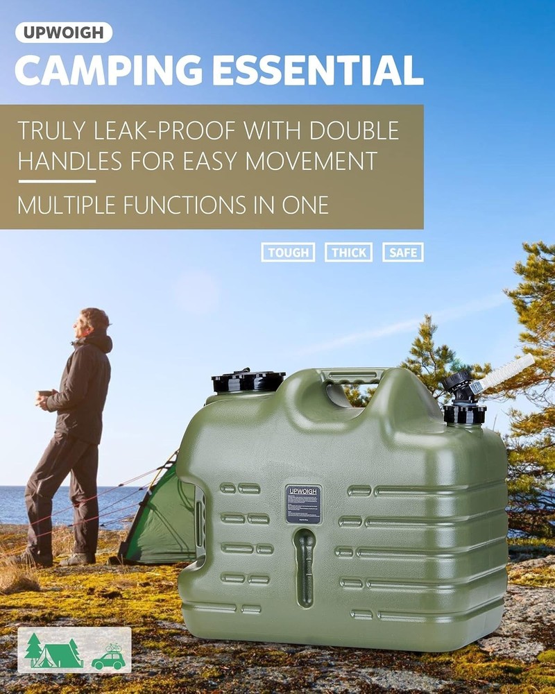6.6 Gal Leakproof Camping Water Container