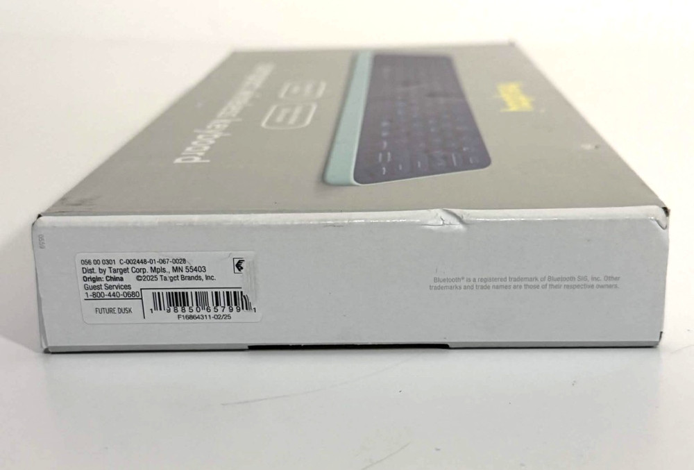 Heyday Compact Bluetooth Wireless Keyboard - Future Dusk