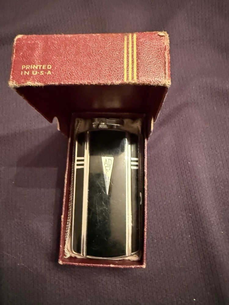 Rare Vintage Ronson Mastercase Lighter And Cigarette Case Combination