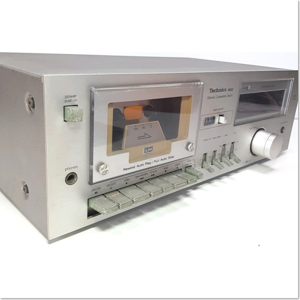 Technics RS-M22 Stereo Cassette Deck Panasonic Tested Working