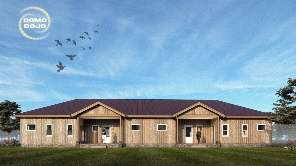 Bellevue Dwelling Duplex Plans – PDF Downloadable Blueprint