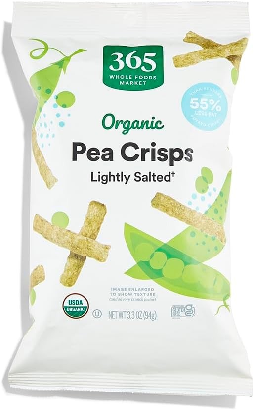 , Organic Lightly Salted Pea Crisps