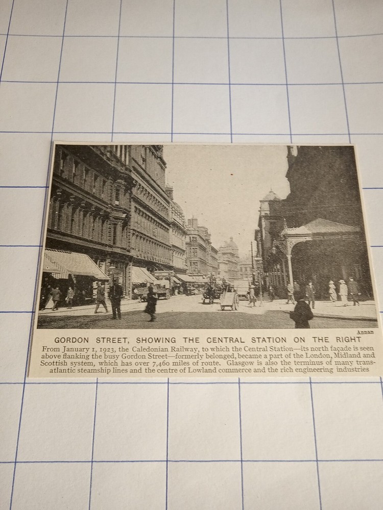 Gordon Street Glasgow c 1926